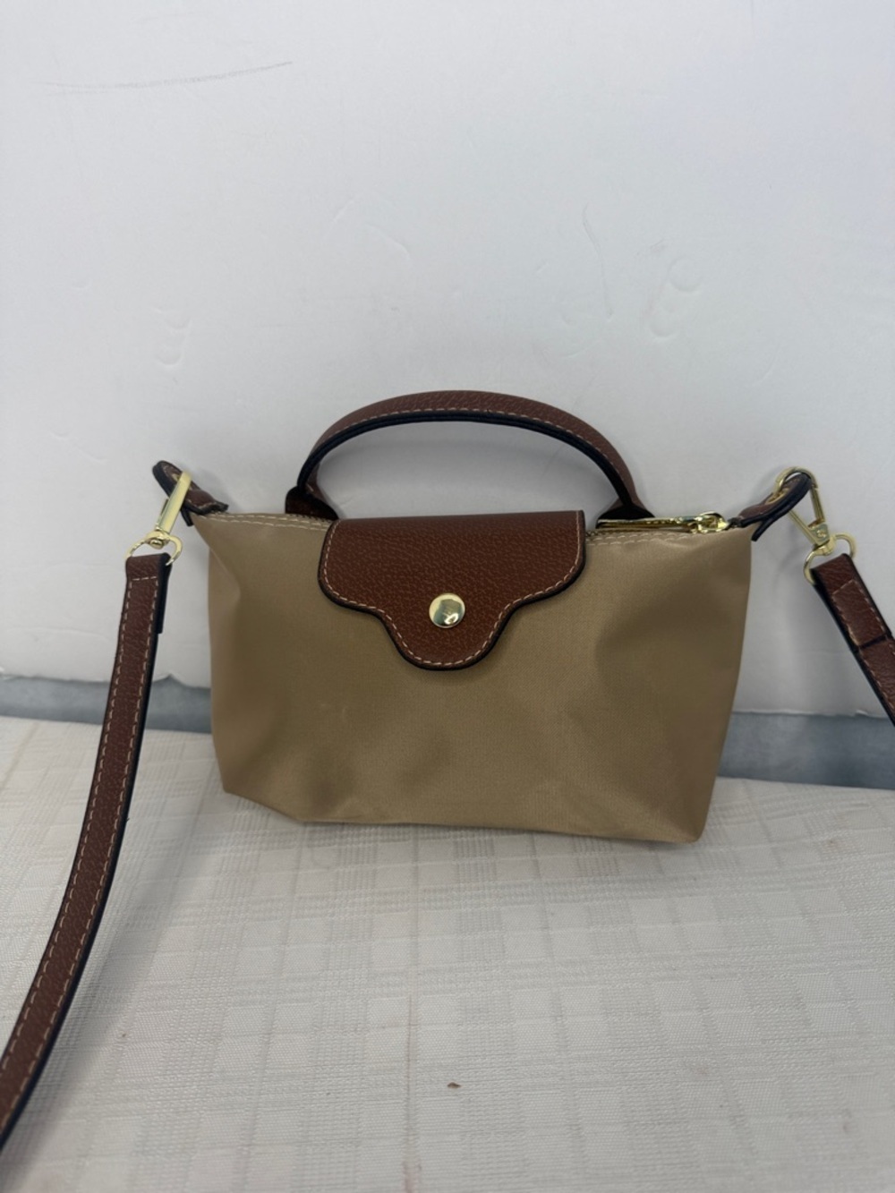 Women's Fashion Colorblock Mini Crossbody Bag, Match Handbag w/Adjustable Strap,
